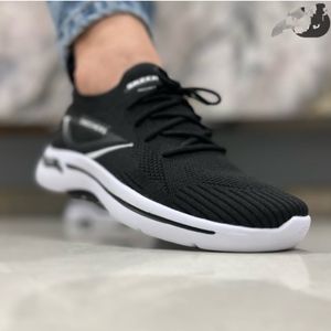 کفش اسکیچرز جورابی مردانه مدل رامر مشکی