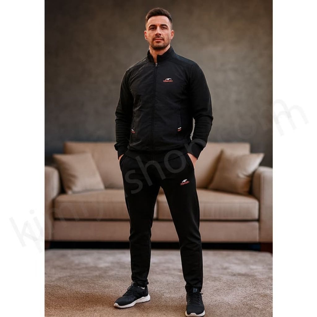 قیمت ارزان گرمکن و شلوار ماراتن استرج جلو شمعی مردانه