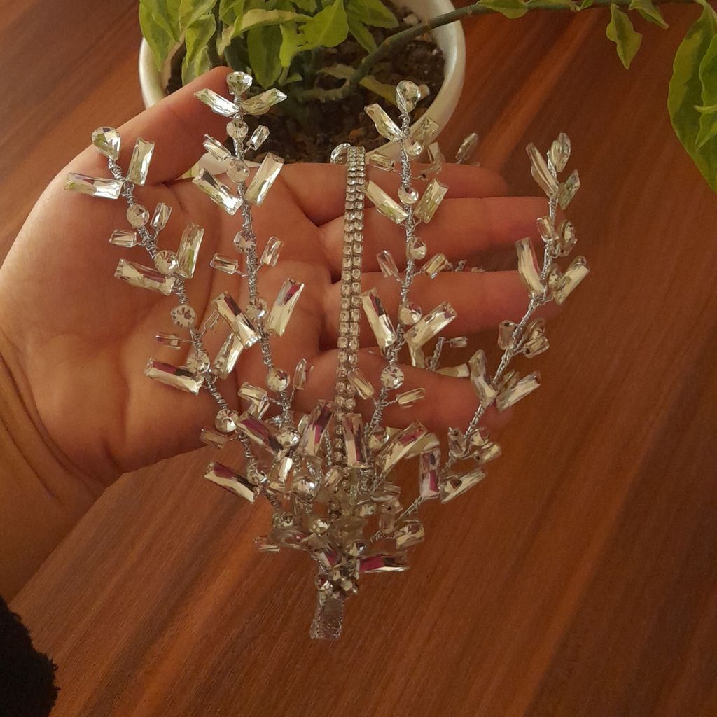 خرید انلاین تاج عروس مدل مستطیل ها با مارکیز اصل