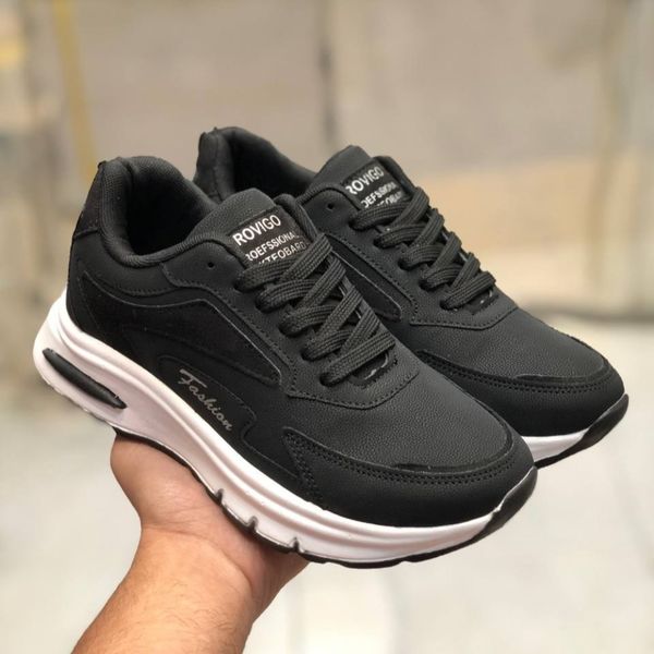 کفش چرم زنانه اسپرت مدل رامینگو مشکی