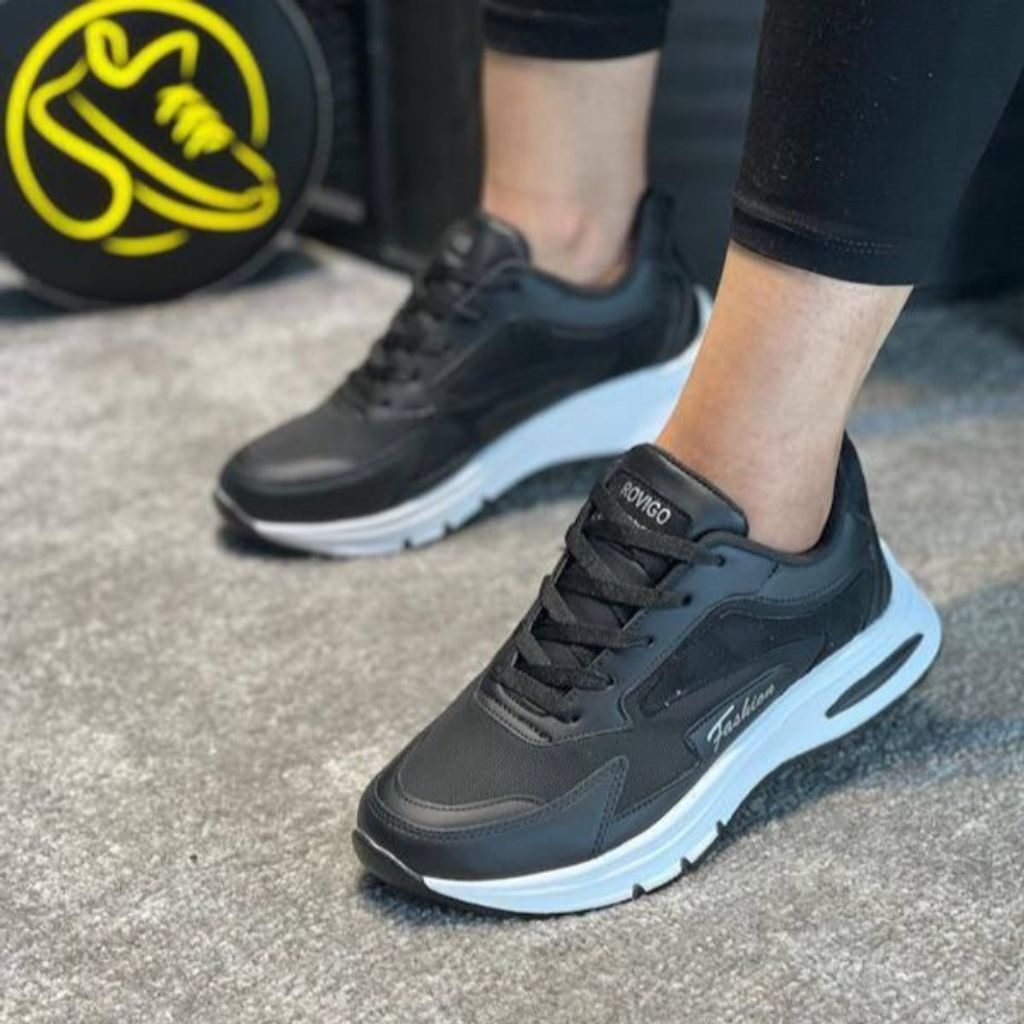 قیمت ارزان کفش چرم زنانه اسپرن مدل رامینگو مشکی