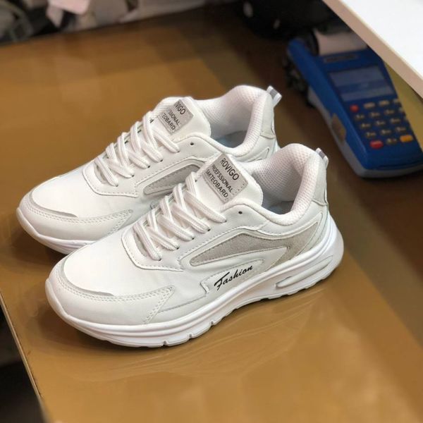 کفش چرم زنانه اسپرت مدل رامینگو سفید