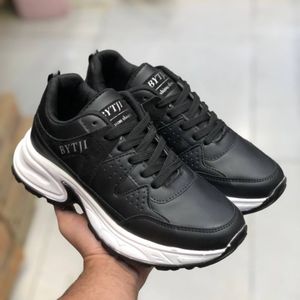 قیمت ارزان کفش چرم زنانه اسپرت مدل دمیتجی مشکی