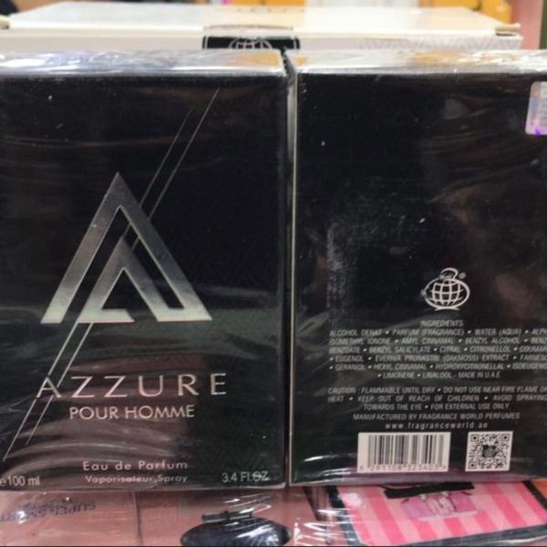 عطر ادکلن مردانه آزارو پور هوم فراگرنس ورد (Fragrance World Azzaro Pour Ho