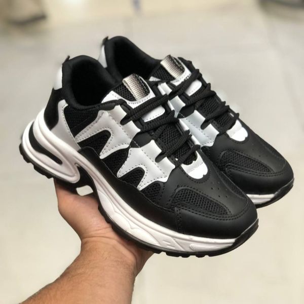 کفش چرم زنانه اسپرت مدل هوگان مشکی