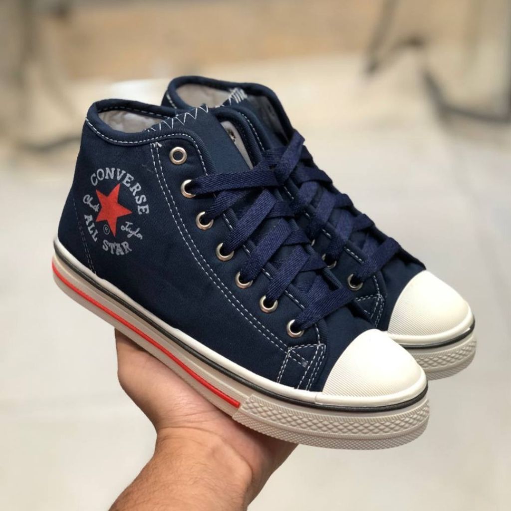 فروش اینترنتی کفش الستار زنانه کانورس سورمه ای