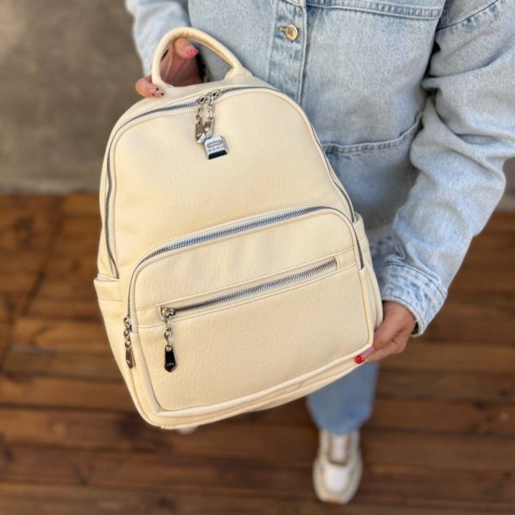 خرید آنلاین کوله پشتی زنانه و دخترانه چرمی مدل ماهور