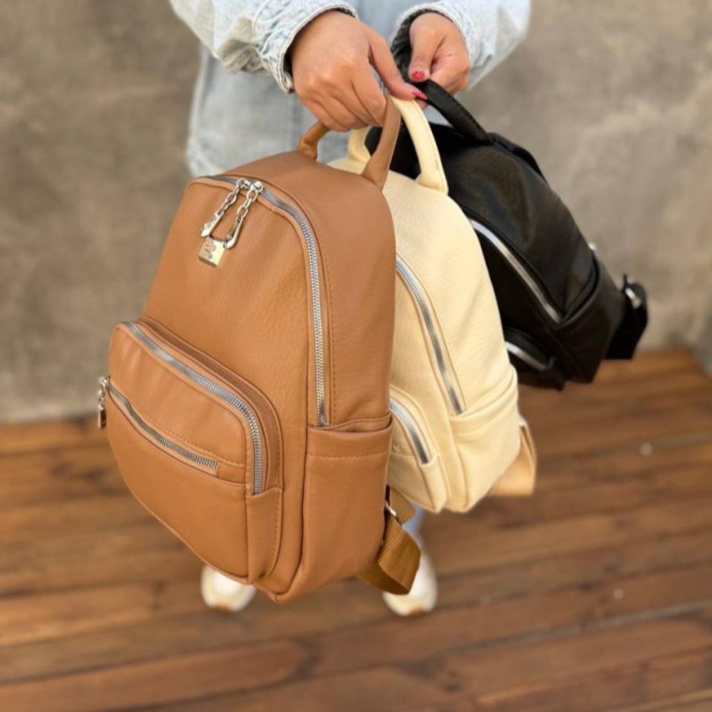 خرید آنلاین کوله پشتی زنانه و دخترانه چرمی مدل ماهور