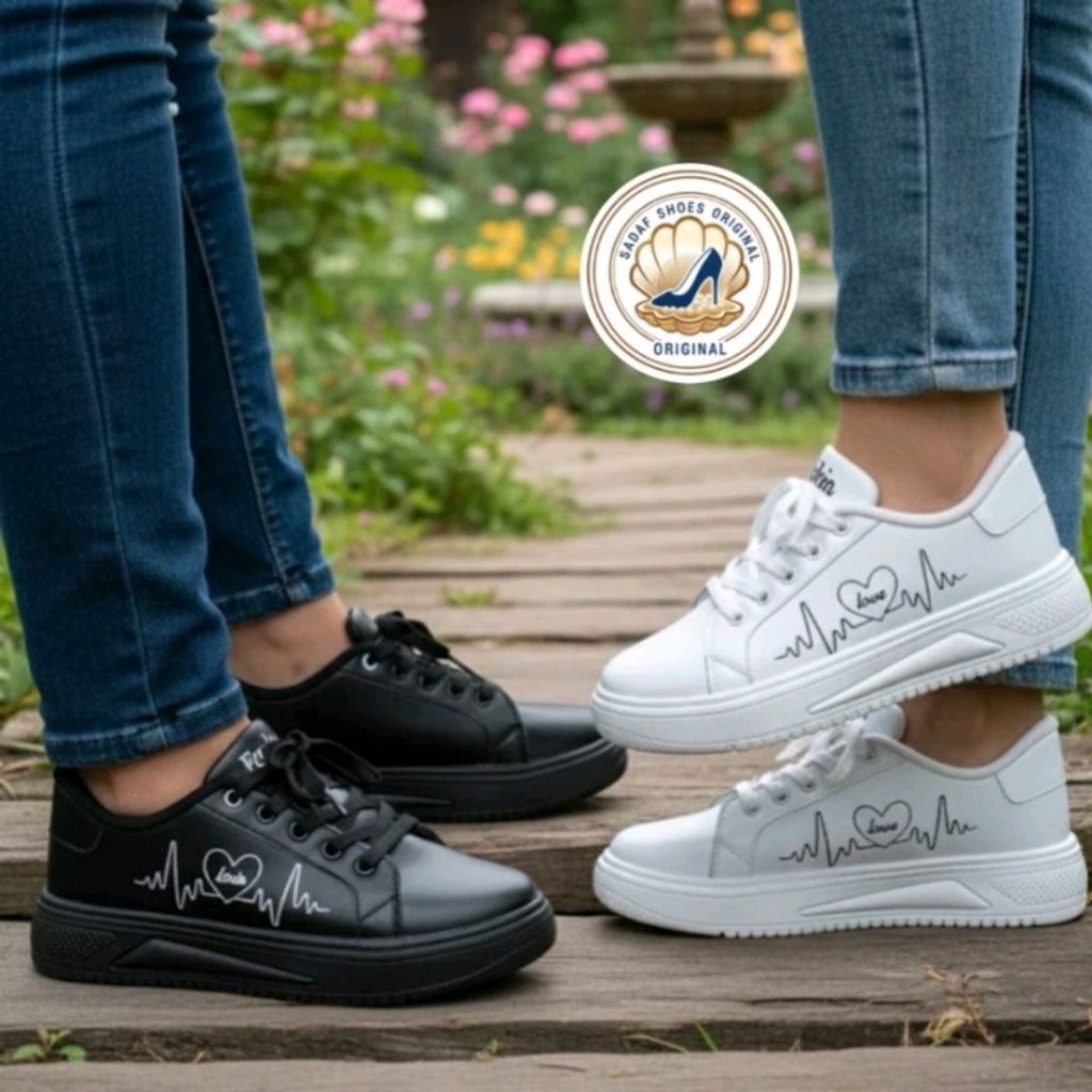 خرید اینترنتی کفش اسپرت زنانه طرح ضربان