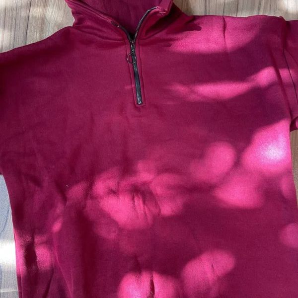 دورس (پلار ) نیم زیپ یقه افه دار