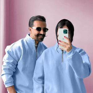 خرید اینترنتی دورس (پلار ) نیم زیپ یقه افه دار