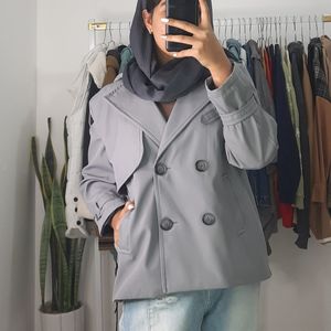 خرید انلاین ترنج کت کوتاه پارچه سانتانا مدل دیانا دلسا