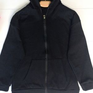 خرید اینترنتی سوییشرت زنانه طرح جلو زیپ ساده