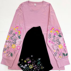 قیمت ارزان بلوز دورس زنانه آستین پفکی گلدار