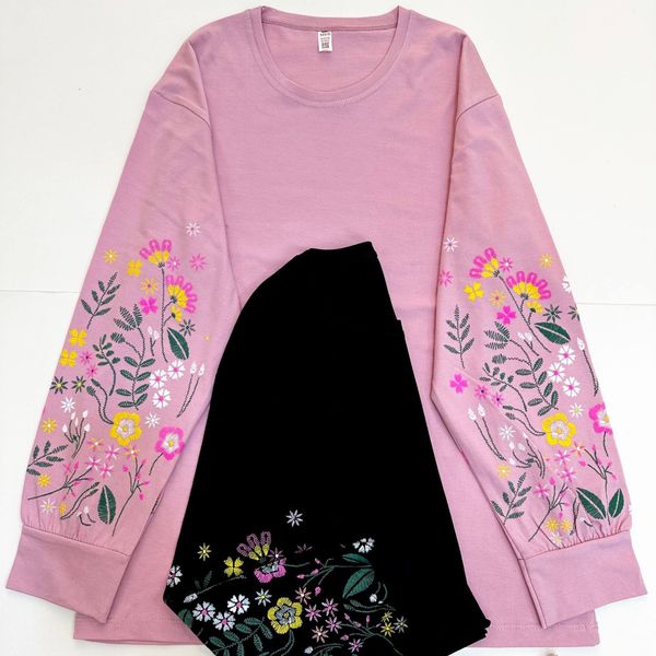 بلوز زنانه آستین پفکی گلدار