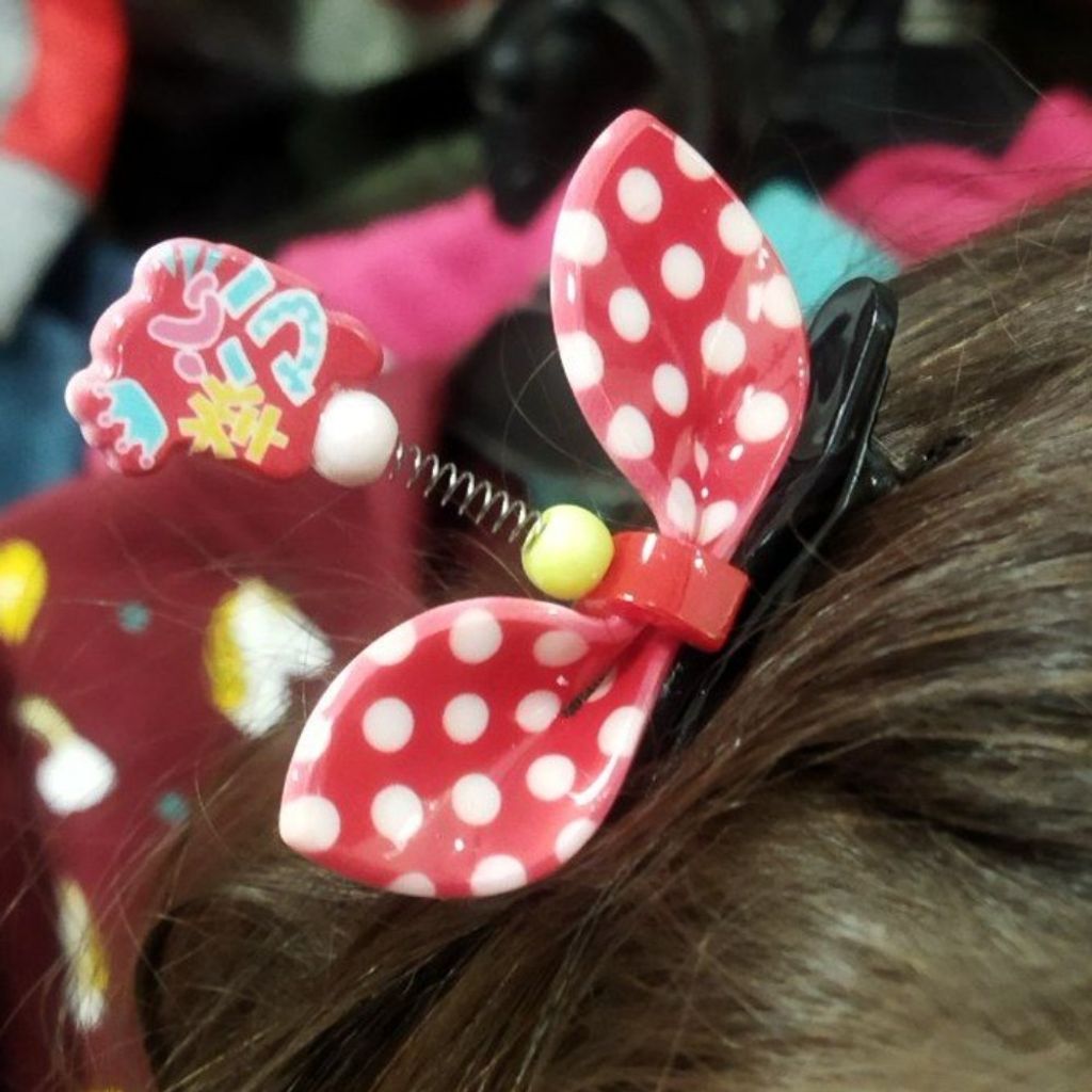 قیمت ارزان گیره مو فنری فانتزی دخترانه gr63y