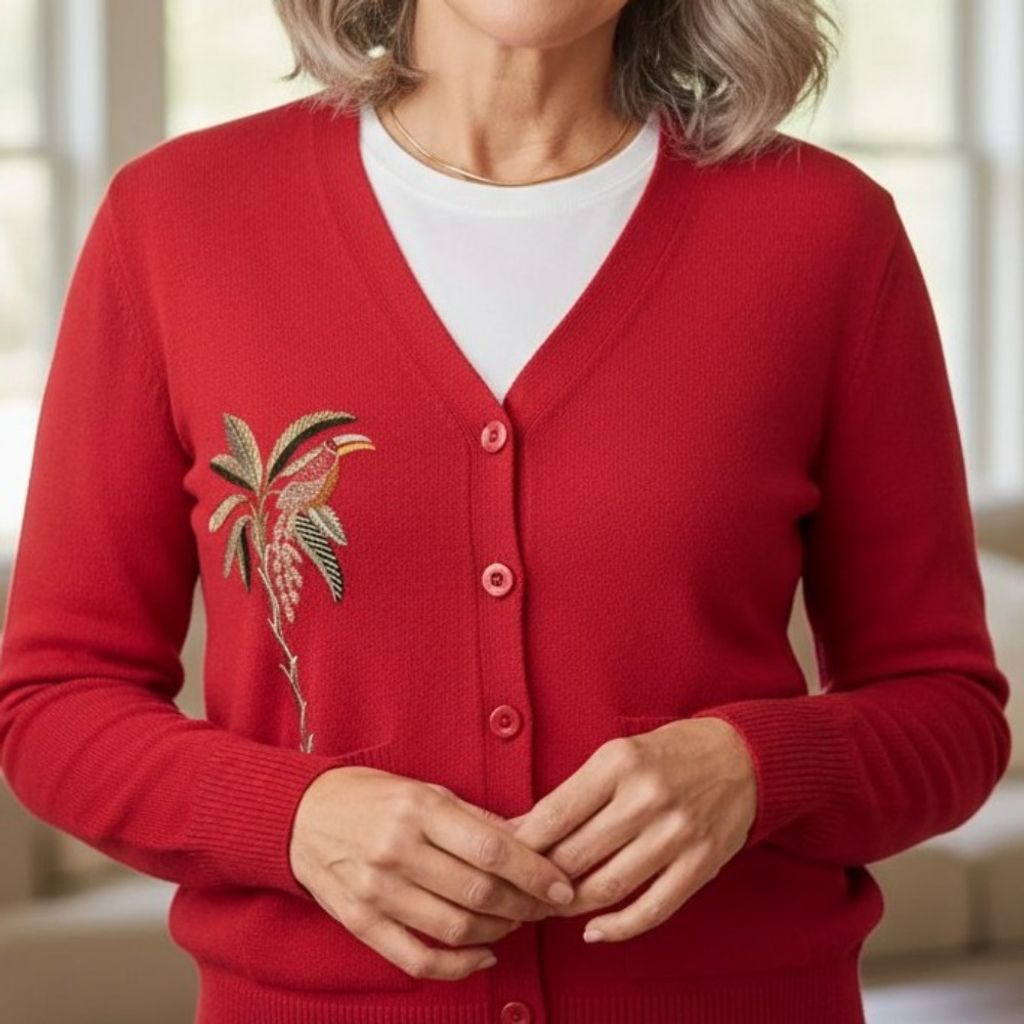 قیمت ارزان بافت دکمه دار زنانه bf6t5