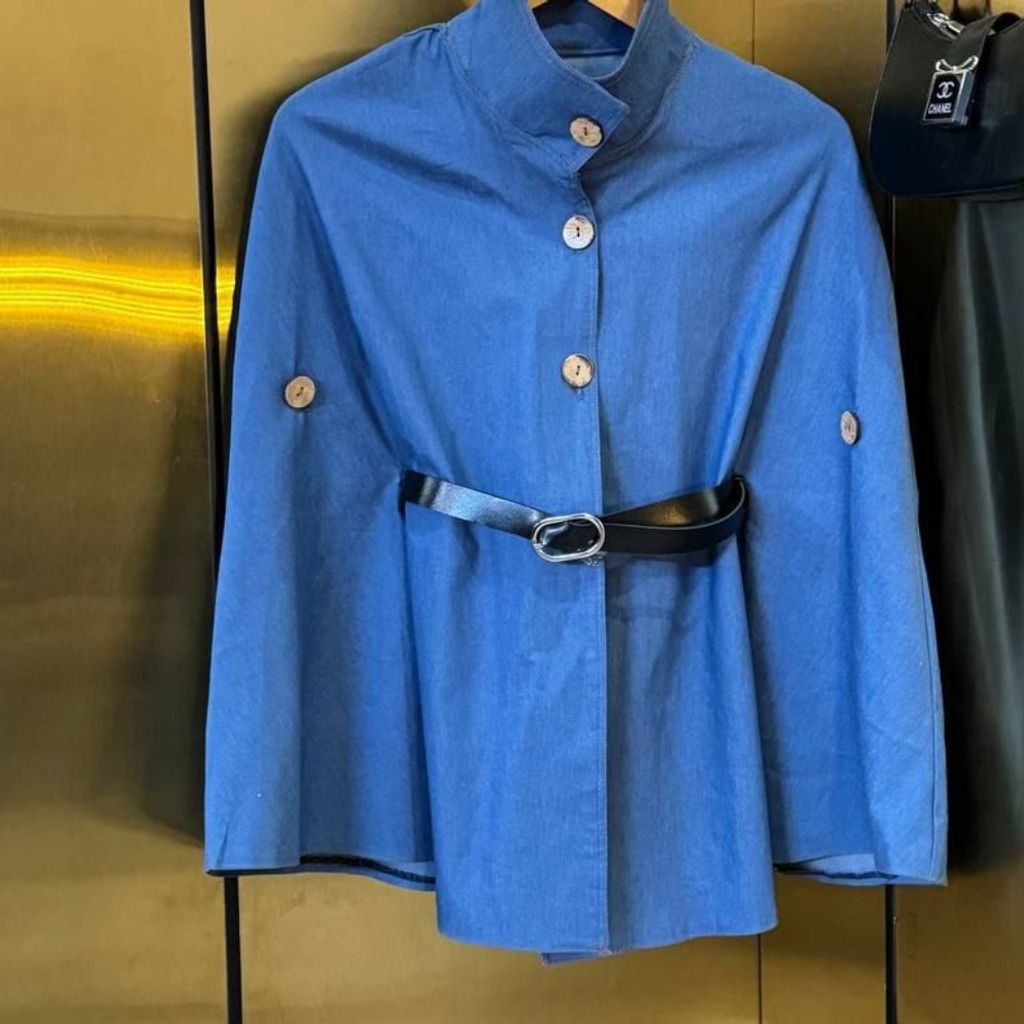 خرید اینترنتی مانتو شنلی تنسل