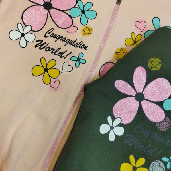 سویشرت یا هودی جلو زیپ دخترانه jl7ty