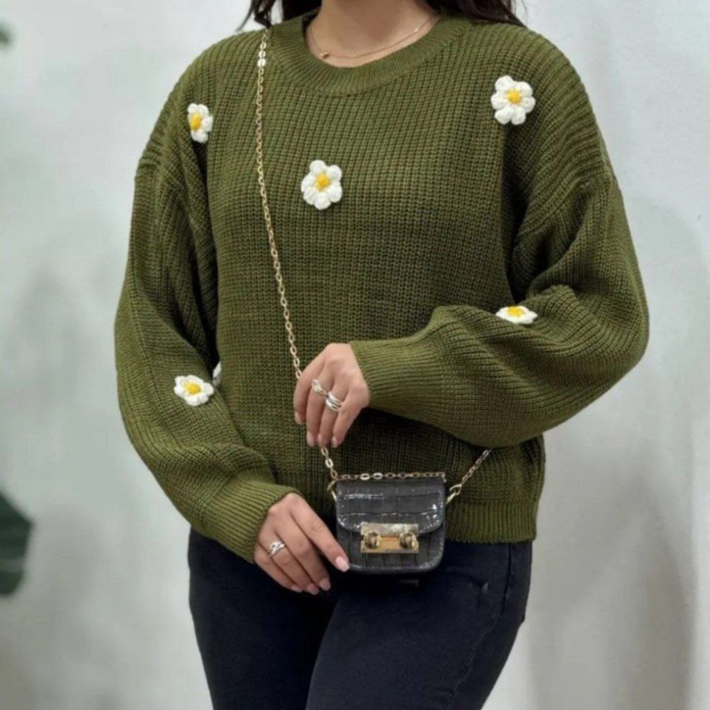 خرید اینترنتی بلوز بافت زنانه طرح نیلماه