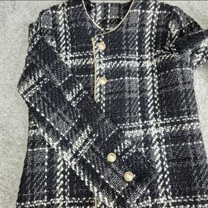 خرید انلاین کت زنانه شنل بافت مشکی