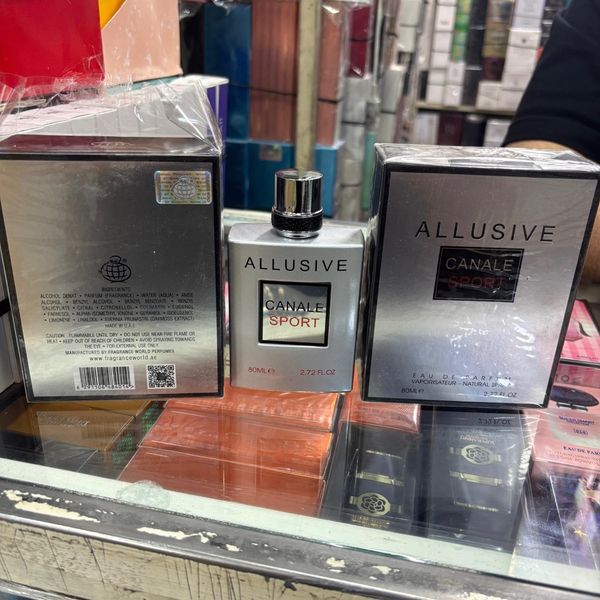 ادوپرفیوم زنانه و مردانه Allusive Canale Sport حجم 80 میل فراگرنس ورد Frag