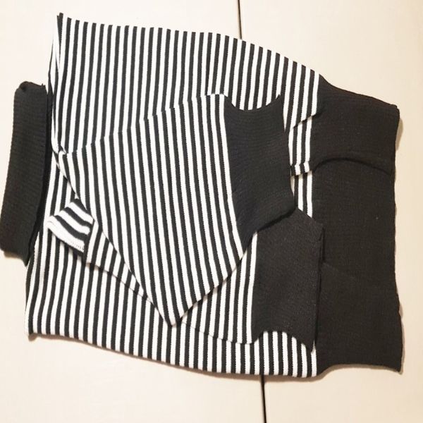 بلوز بافت راه راه یقه اسکی زنانه کد 60