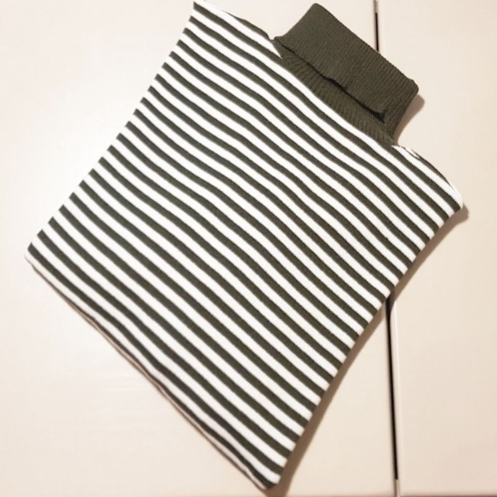 فروش اینترنتی بلوز بافت راه راه یقه اسکی زنانه کد 60