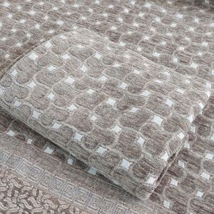 خرید اینترنتی زیرسفره ای مخمل شانل طرح قلب