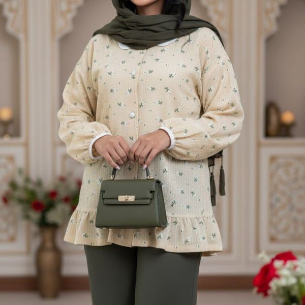 شومیز مانتویی مزونی چینه چین