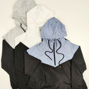 قیمت ارزان بادگیر ورزشی کلاهدار نیم زیپ