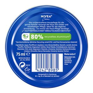 فروش اینترنتی کرم مرطوب کننده دست و صورت نیوآ Nivea مناسب انواع پوست حجم 75 میلی لیتر