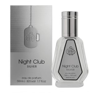 ادکلن مردانه فراگرنس ورد مدل نایت کلاب سیلور عطر مردانه فراگرنس ورد