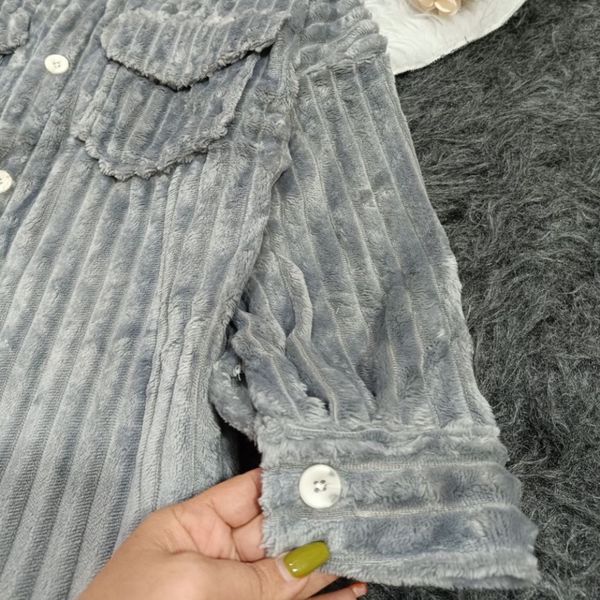 مانتو تدی طرح فتیله ای