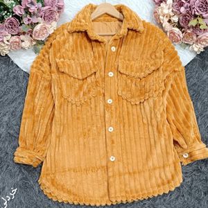 خرید اینترنتی مانتو تدی طرح فتیله ای