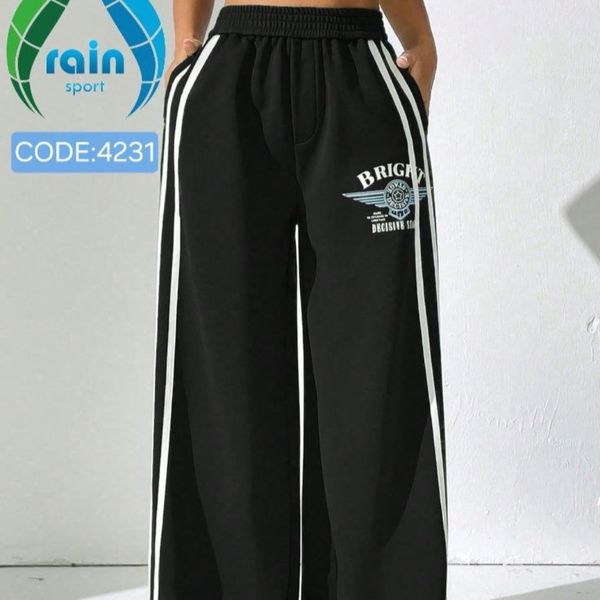 شلوار بگ بغل خط