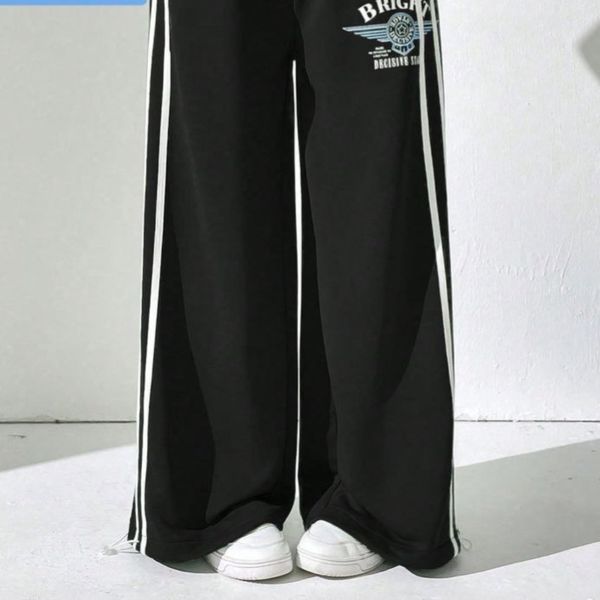 شلوار بگ بغل خط