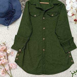 مانتو بغل دکمه