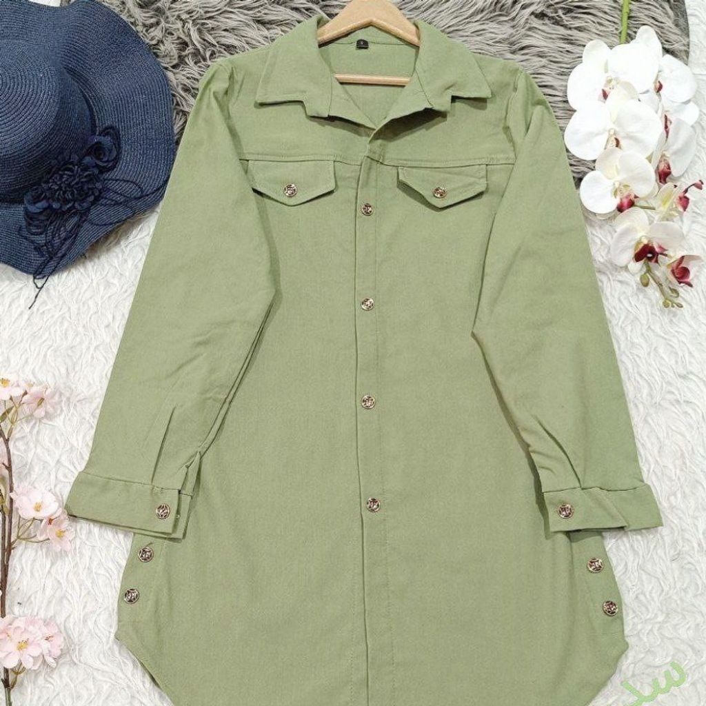 مشخصات مانتو بغل دکمه