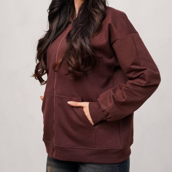 سوییشرت زنانه جیب کانگورویی