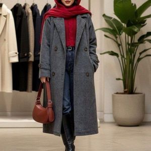 فروش اینترنتی پالتو بلند مخصوص خاص پسندا نورا