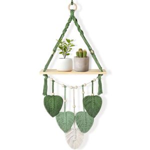 شلف چوبی با برگ و مهره چوبی مدل دنیا