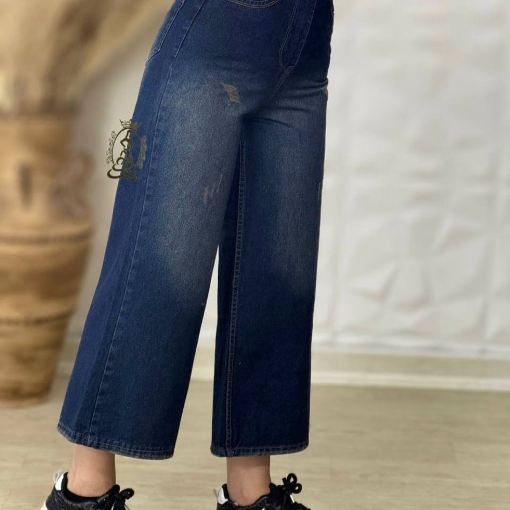 مشخصات شلوار واید جین زنانه شهر