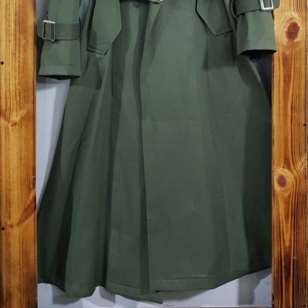 خرید انلاین مانتو کتان دو یقه ترکیبی