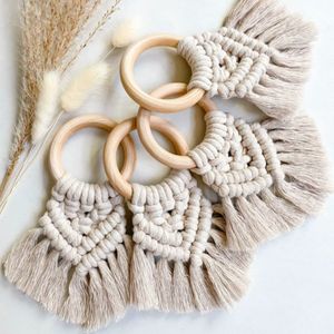 پک 4 عددی دیزاین دستمال میز مکرومه