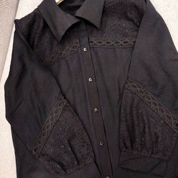 شومیز زنانه مشکی کرسپو