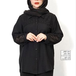 شومیز زنانه مشکی کرسپو