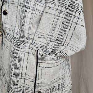 قیمت ارزان کت زنانه پاییزه زمستانی زمستونی سفید مشکی