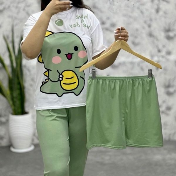 ست سه تیکه راحتی طرح دایناسور کد 10200