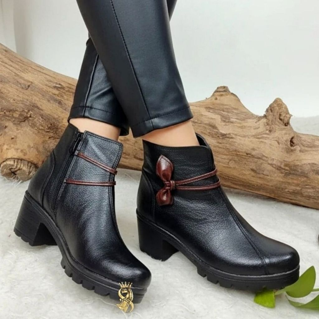 قیمت ارزان نیم بوت اداری دانشجویی عالی سایز36 تا 41 زیره پیو شرکتی پاخور عالی